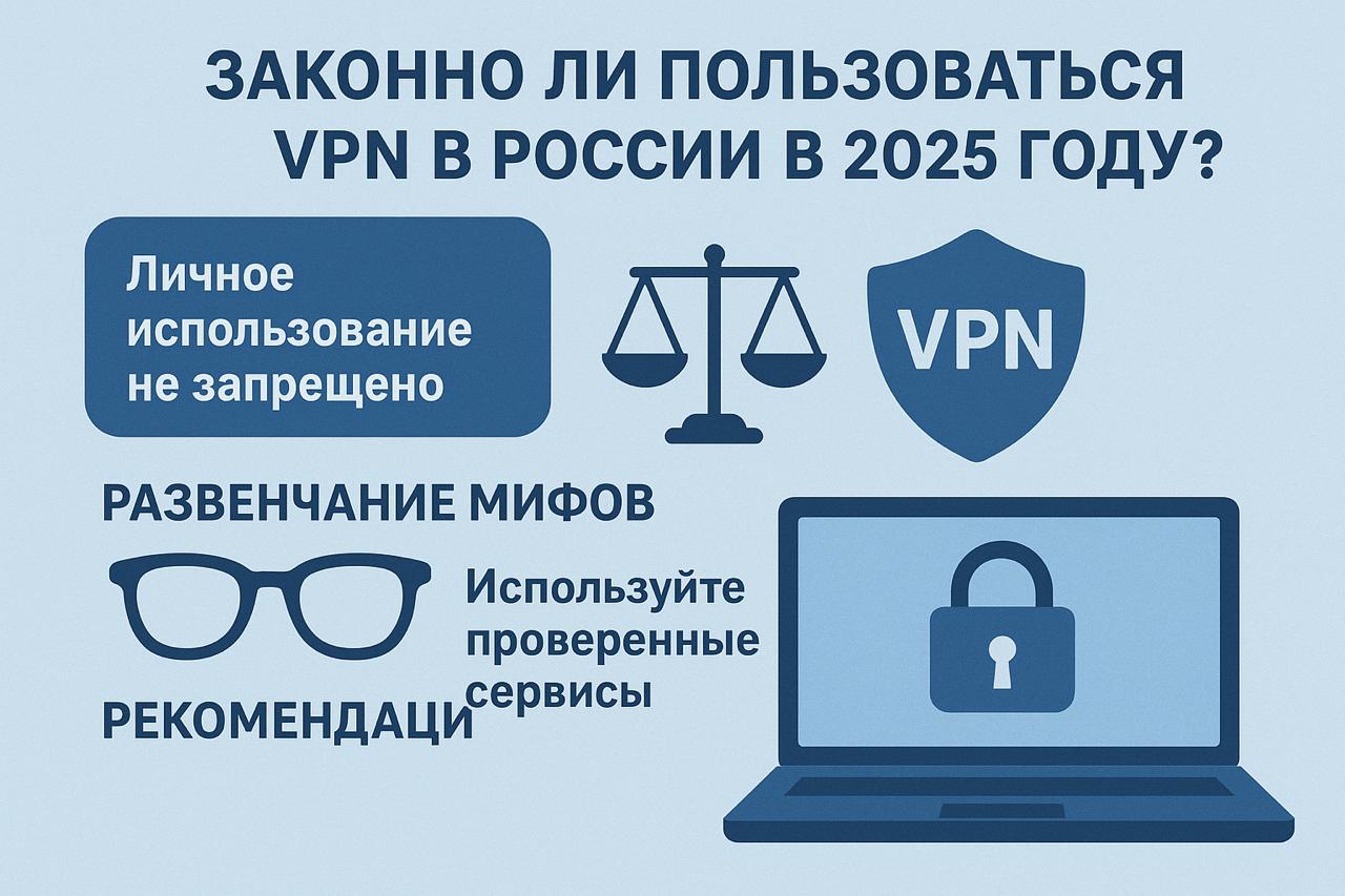 Законно ли пользоваться VPN в России в 2025 году?